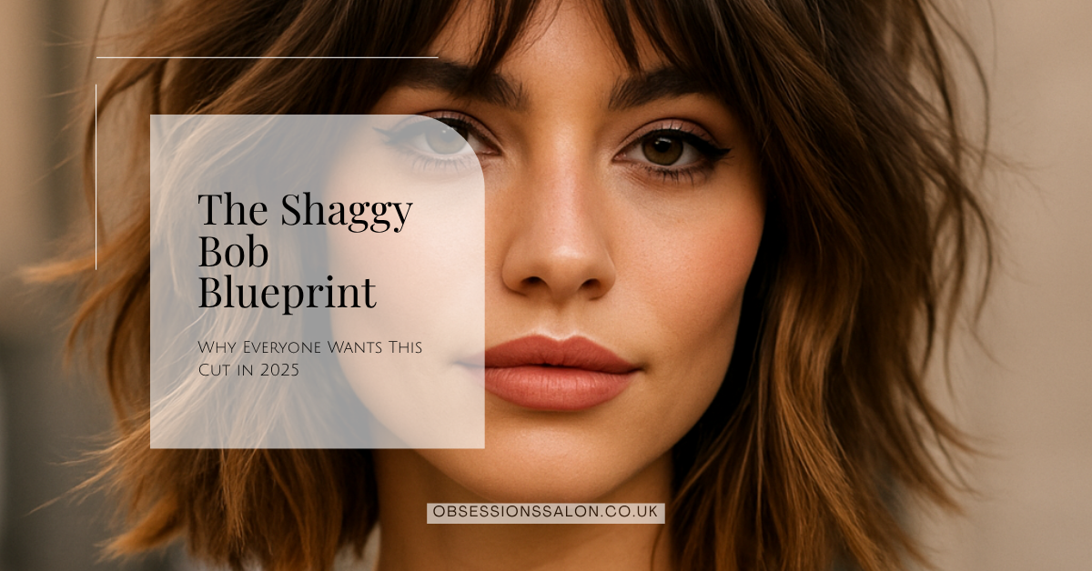 Shaggy bob haircut Ramsgate by Obsessions Salon