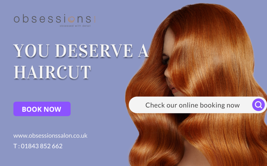 Stylish new hair cut in Ramsgate best salon Obsessions Salon in Ramsgate